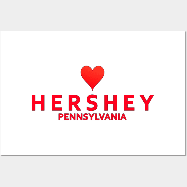 Hershey Pennsylvania Wall Art by SeattleDesignCompany